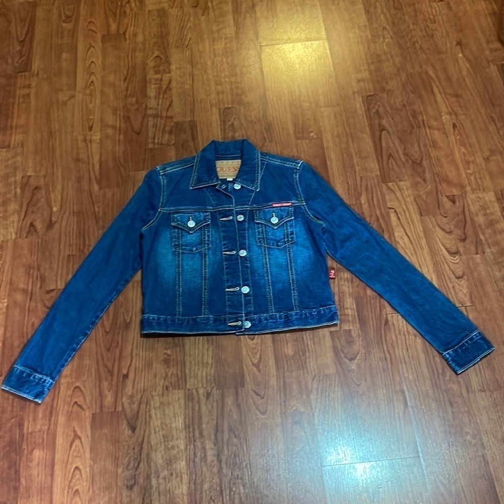 GUESS Denim Jean Jacket Size Small - Picture 2 of 9